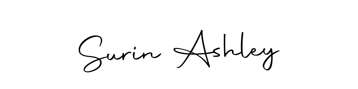 You should practise on your own different ways (Autography-DOLnW) to write your name (Surin Ashley) in signature. don't let someone else do it for you. Surin Ashley signature style 10 images and pictures png