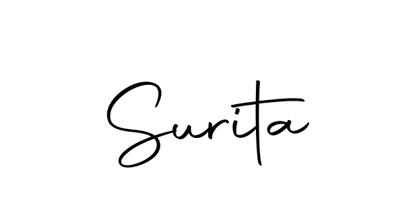 Surita stylish signature style. Best Handwritten Sign (Autography-DOLnW) for my name. Handwritten Signature Collection Ideas for my name Surita. Surita signature style 10 images and pictures png
