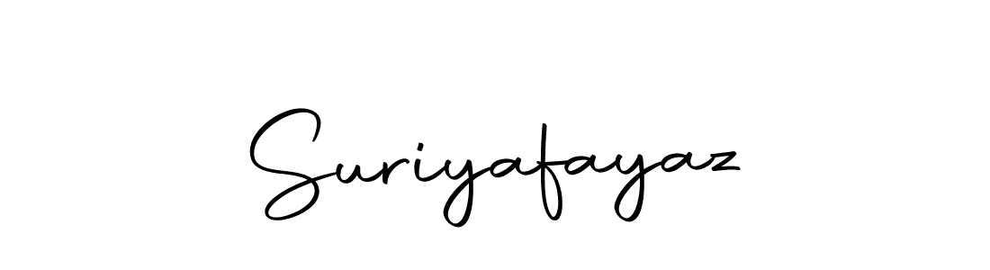 You can use this online signature creator to create a handwritten signature for the name Suriyafayaz. This is the best online autograph maker. Suriyafayaz signature style 10 images and pictures png