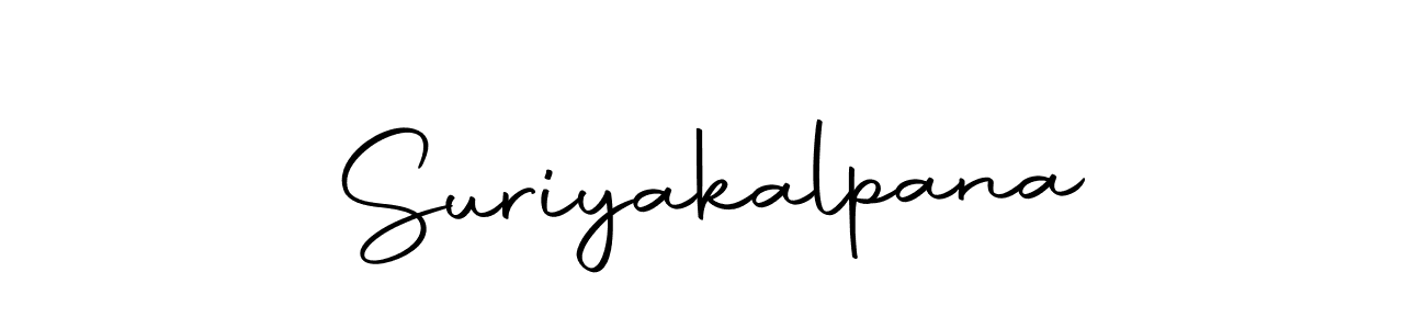 Use a signature maker to create a handwritten signature online. With this signature software, you can design (Autography-DOLnW) your own signature for name Suriyakalpana. Suriyakalpana signature style 10 images and pictures png