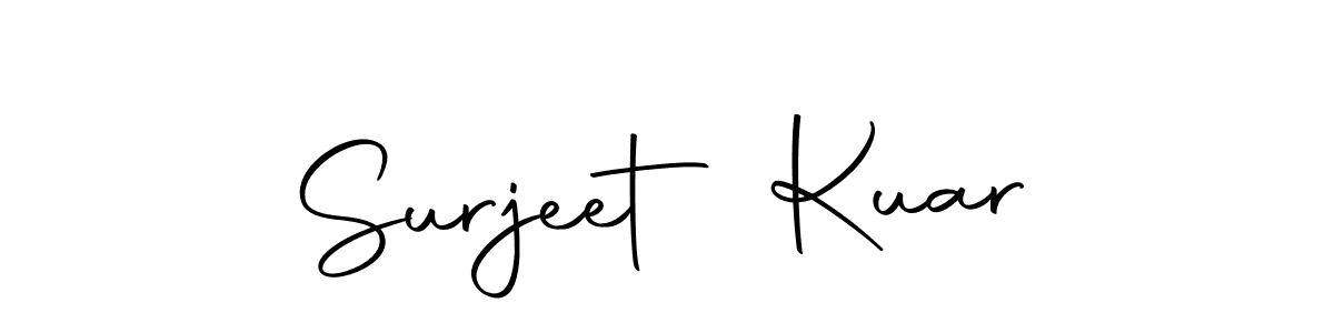 Create a beautiful signature design for name Surjeet Kuar. With this signature (Autography-DOLnW) fonts, you can make a handwritten signature for free. Surjeet Kuar signature style 10 images and pictures png