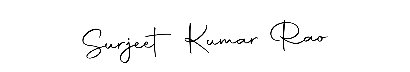The best way (Autography-DOLnW) to make a short signature is to pick only two or three words in your name. The name Surjeet Kumar Rao include a total of six letters. For converting this name. Surjeet Kumar Rao signature style 10 images and pictures png