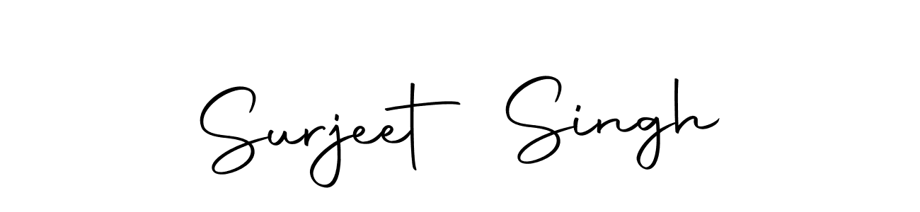 Design your own signature with our free online signature maker. With this signature software, you can create a handwritten (Autography-DOLnW) signature for name Surjeet Singh. Surjeet Singh signature style 10 images and pictures png