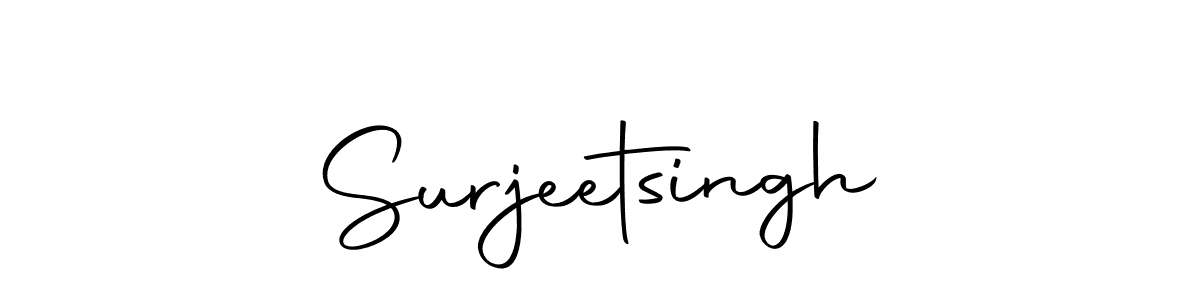 Design your own signature with our free online signature maker. With this signature software, you can create a handwritten (Autography-DOLnW) signature for name Surjeetsingh. Surjeetsingh signature style 10 images and pictures png