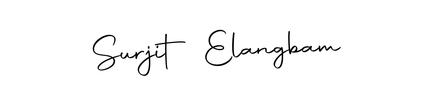 The best way (Autography-DOLnW) to make a short signature is to pick only two or three words in your name. The name Surjit Elangbam include a total of six letters. For converting this name. Surjit Elangbam signature style 10 images and pictures png