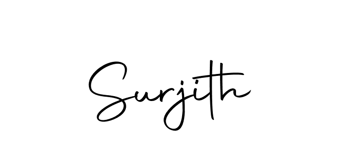 Here are the top 10 professional signature styles for the name Surjith. These are the best autograph styles you can use for your name. Surjith signature style 10 images and pictures png