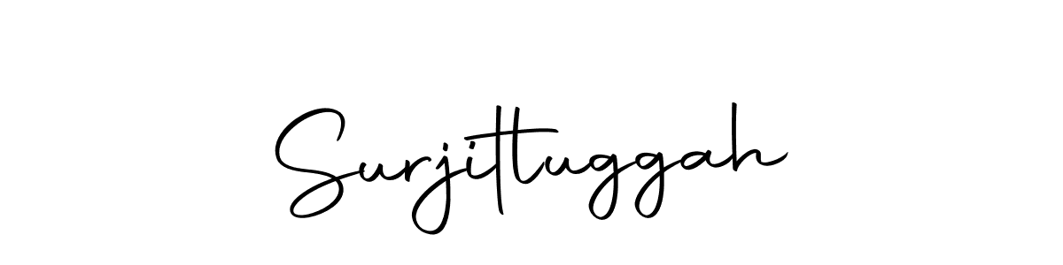 Use a signature maker to create a handwritten signature online. With this signature software, you can design (Autography-DOLnW) your own signature for name Surjitluggah. Surjitluggah signature style 10 images and pictures png