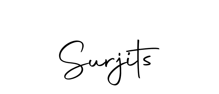How to make Surjits signature? Autography-DOLnW is a professional autograph style. Create handwritten signature for Surjits name. Surjits signature style 10 images and pictures png