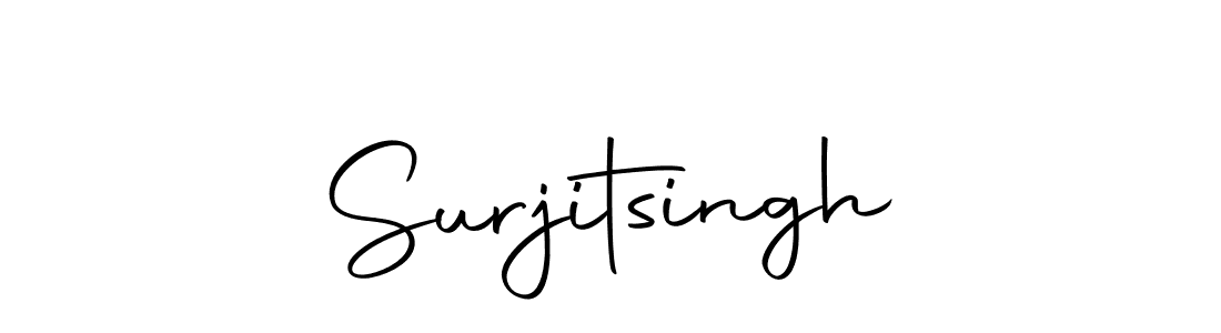 You should practise on your own different ways (Autography-DOLnW) to write your name (Surjitsingh) in signature. don't let someone else do it for you. Surjitsingh signature style 10 images and pictures png