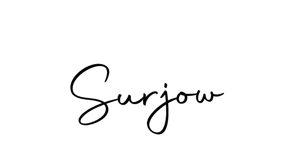 The best way (Autography-DOLnW) to make a short signature is to pick only two or three words in your name. The name Surjow include a total of six letters. For converting this name. Surjow signature style 10 images and pictures png