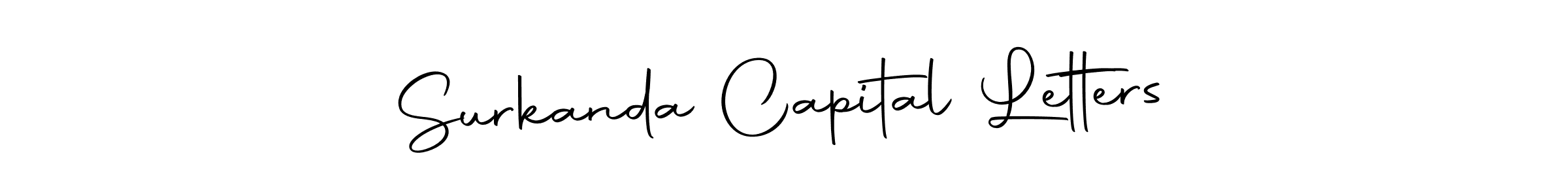 Also we have Surkanda Capital Letters name is the best signature style. Create professional handwritten signature collection using Autography-DOLnW autograph style. Surkanda Capital Letters signature style 10 images and pictures png