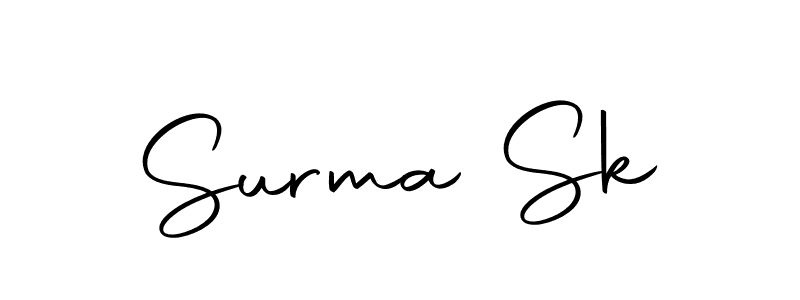 Design your own signature with our free online signature maker. With this signature software, you can create a handwritten (Autography-DOLnW) signature for name Surma Sk. Surma Sk signature style 10 images and pictures png