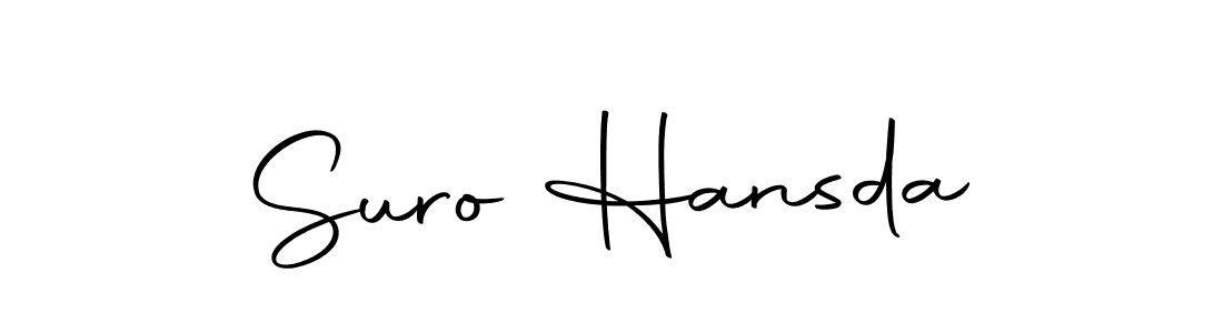 Suro Hansda stylish signature style. Best Handwritten Sign (Autography-DOLnW) for my name. Handwritten Signature Collection Ideas for my name Suro Hansda. Suro Hansda signature style 10 images and pictures png