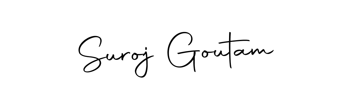 You can use this online signature creator to create a handwritten signature for the name Suroj Goutam. This is the best online autograph maker. Suroj Goutam signature style 10 images and pictures png