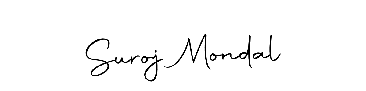 Design your own signature with our free online signature maker. With this signature software, you can create a handwritten (Autography-DOLnW) signature for name Suroj Mondal. Suroj Mondal signature style 10 images and pictures png