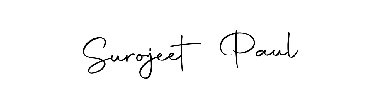 Design your own signature with our free online signature maker. With this signature software, you can create a handwritten (Autography-DOLnW) signature for name Surojeet Paul. Surojeet Paul signature style 10 images and pictures png