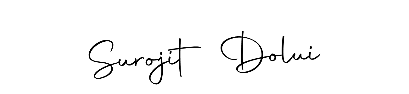 Design your own signature with our free online signature maker. With this signature software, you can create a handwritten (Autography-DOLnW) signature for name Surojit Dolui. Surojit Dolui signature style 10 images and pictures png