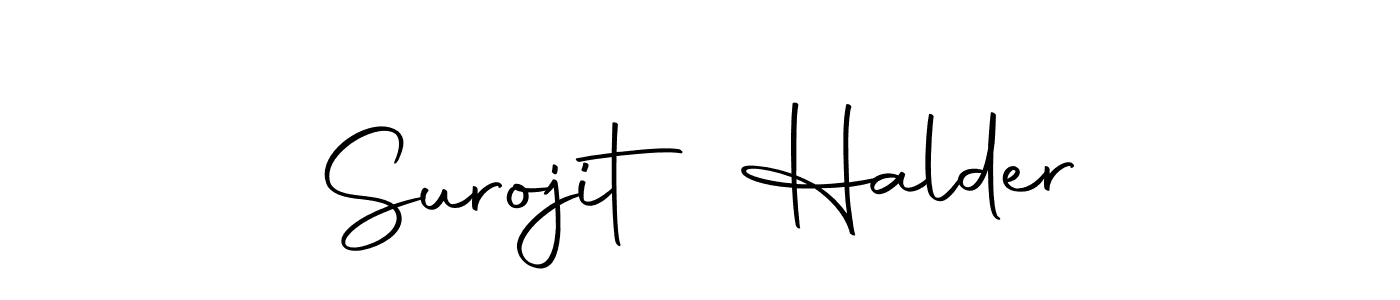 Create a beautiful signature design for name Surojit Halder. With this signature (Autography-DOLnW) fonts, you can make a handwritten signature for free. Surojit Halder signature style 10 images and pictures png