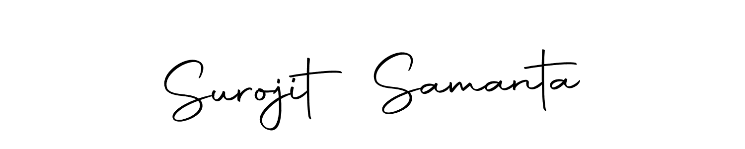 Design your own signature with our free online signature maker. With this signature software, you can create a handwritten (Autography-DOLnW) signature for name Surojit Samanta. Surojit Samanta signature style 10 images and pictures png