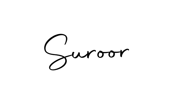 You should practise on your own different ways (Autography-DOLnW) to write your name (Suroor) in signature. don't let someone else do it for you. Suroor signature style 10 images and pictures png