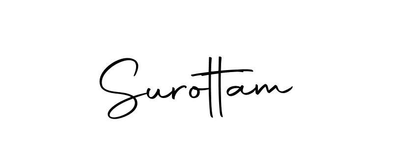 Make a beautiful signature design for name Surottam. Use this online signature maker to create a handwritten signature for free. Surottam signature style 10 images and pictures png