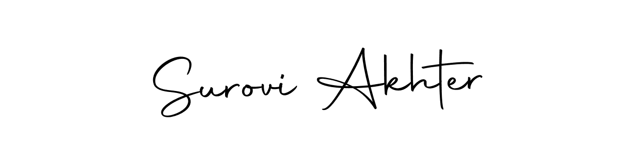 Autography-DOLnW is a professional signature style that is perfect for those who want to add a touch of class to their signature. It is also a great choice for those who want to make their signature more unique. Get Surovi Akhter name to fancy signature for free. Surovi Akhter signature style 10 images and pictures png