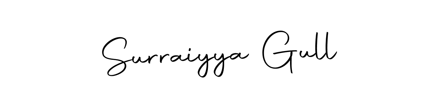 The best way (Autography-DOLnW) to make a short signature is to pick only two or three words in your name. The name Surraiyya Gull include a total of six letters. For converting this name. Surraiyya Gull signature style 10 images and pictures png