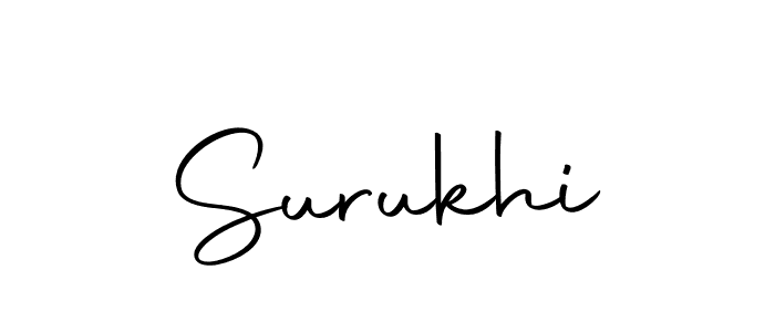 Make a beautiful signature design for name Surukhi. Use this online signature maker to create a handwritten signature for free. Surukhi signature style 10 images and pictures png