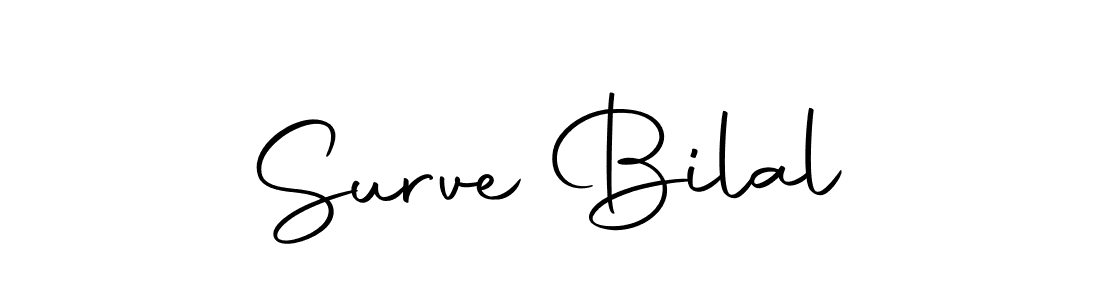Design your own signature with our free online signature maker. With this signature software, you can create a handwritten (Autography-DOLnW) signature for name Surve Bilal. Surve Bilal signature style 10 images and pictures png