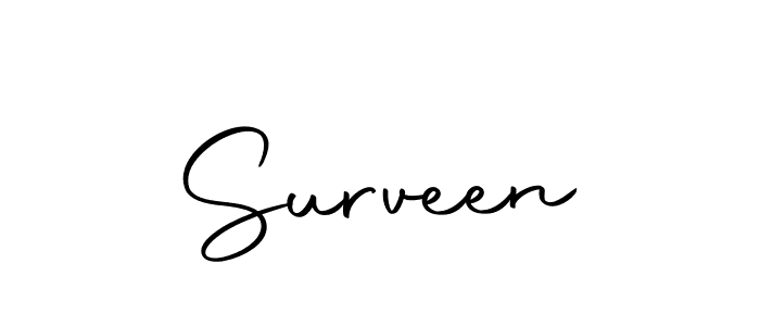 Surveen stylish signature style. Best Handwritten Sign (Autography-DOLnW) for my name. Handwritten Signature Collection Ideas for my name Surveen. Surveen signature style 10 images and pictures png