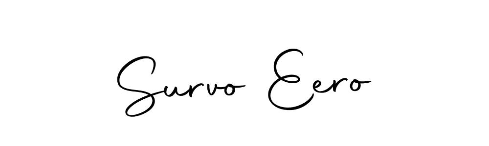 Design your own signature with our free online signature maker. With this signature software, you can create a handwritten (Autography-DOLnW) signature for name Survo Eero. Survo Eero signature style 10 images and pictures png