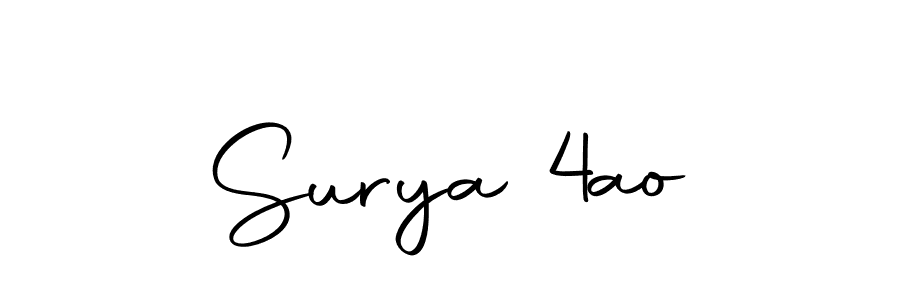 Make a beautiful signature design for name Surya 4ao. With this signature (Autography-DOLnW) style, you can create a handwritten signature for free. Surya 4ao signature style 10 images and pictures png