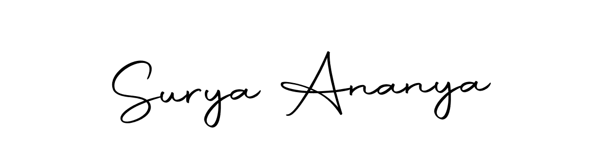 How to Draw Surya Ananya signature style? Autography-DOLnW is a latest design signature styles for name Surya Ananya. Surya Ananya signature style 10 images and pictures png