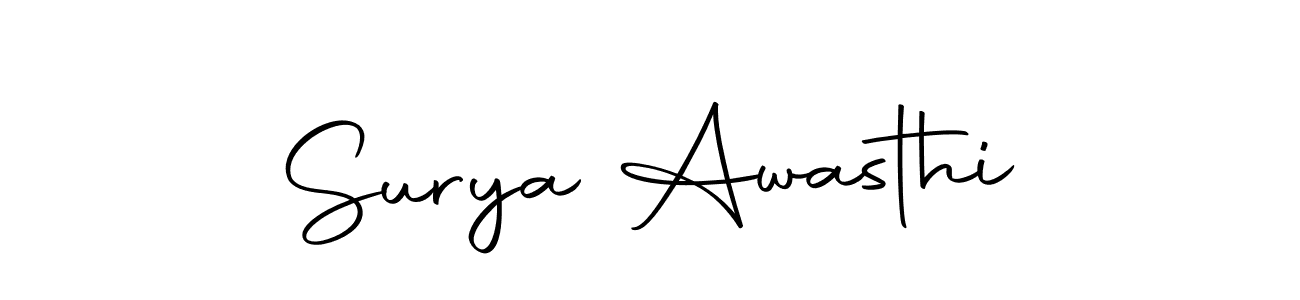 Similarly Autography-DOLnW is the best handwritten signature design. Signature creator online .You can use it as an online autograph creator for name Surya Awasthi. Surya Awasthi signature style 10 images and pictures png