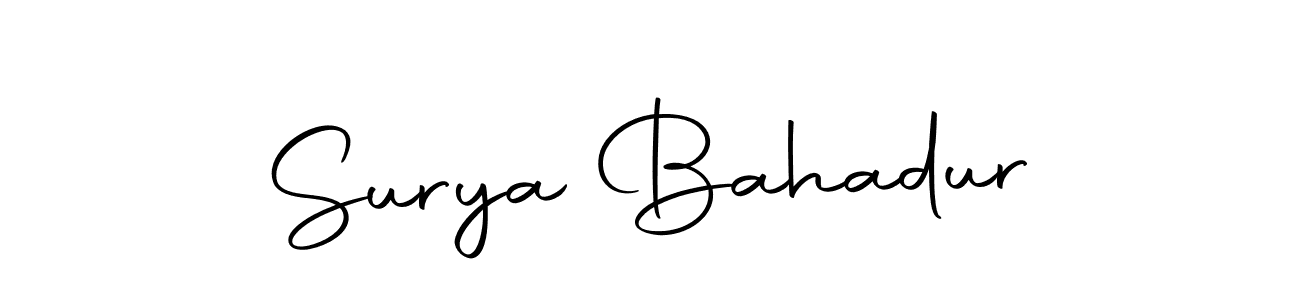 Also we have Surya Bahadur name is the best signature style. Create professional handwritten signature collection using Autography-DOLnW autograph style. Surya Bahadur signature style 10 images and pictures png