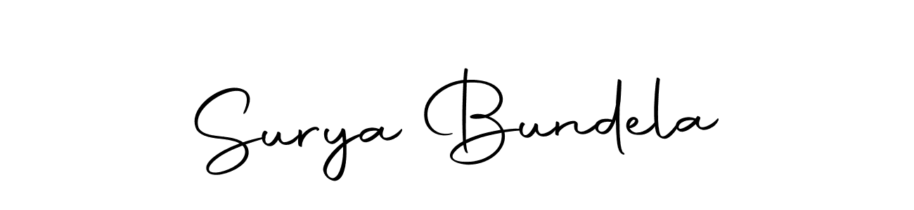 Make a beautiful signature design for name Surya Bundela. Use this online signature maker to create a handwritten signature for free. Surya Bundela signature style 10 images and pictures png