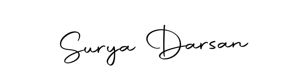 You can use this online signature creator to create a handwritten signature for the name Surya Darsan. This is the best online autograph maker. Surya Darsan signature style 10 images and pictures png