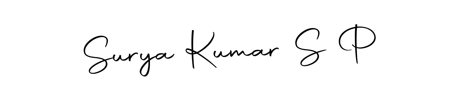if you are searching for the best signature style for your name Surya Kumar S P. so please give up your signature search. here we have designed multiple signature styles  using Autography-DOLnW. Surya Kumar S P signature style 10 images and pictures png