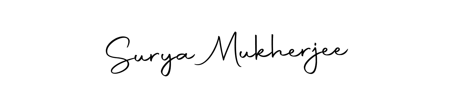 This is the best signature style for the Surya Mukherjee name. Also you like these signature font (Autography-DOLnW). Mix name signature. Surya Mukherjee signature style 10 images and pictures png