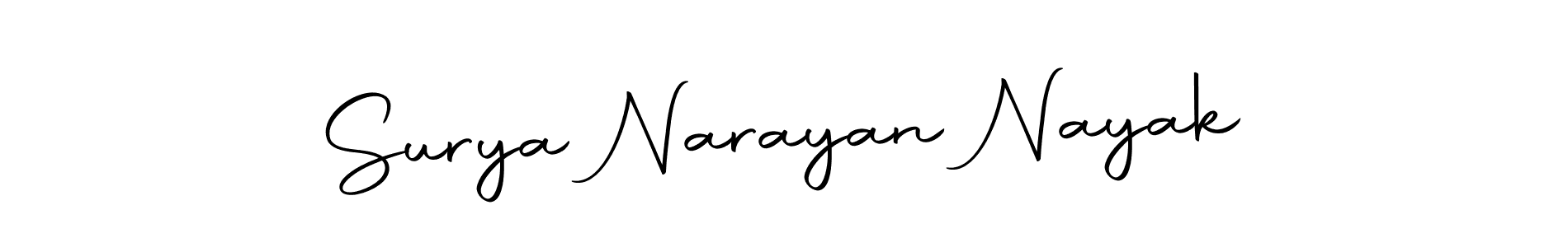 Create a beautiful signature design for name Surya Narayan Nayak. With this signature (Autography-DOLnW) fonts, you can make a handwritten signature for free. Surya Narayan Nayak signature style 10 images and pictures png