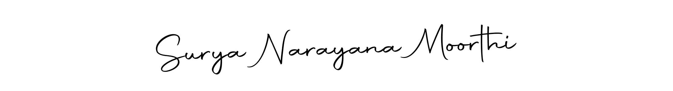 Design your own signature with our free online signature maker. With this signature software, you can create a handwritten (Autography-DOLnW) signature for name Surya Narayana Moorthi. Surya Narayana Moorthi signature style 10 images and pictures png