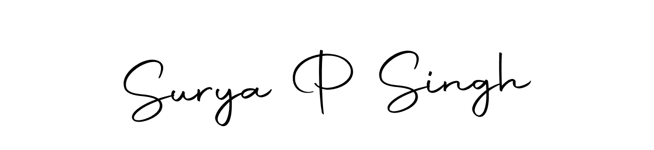 Make a beautiful signature design for name Surya P Singh. Use this online signature maker to create a handwritten signature for free. Surya P Singh signature style 10 images and pictures png