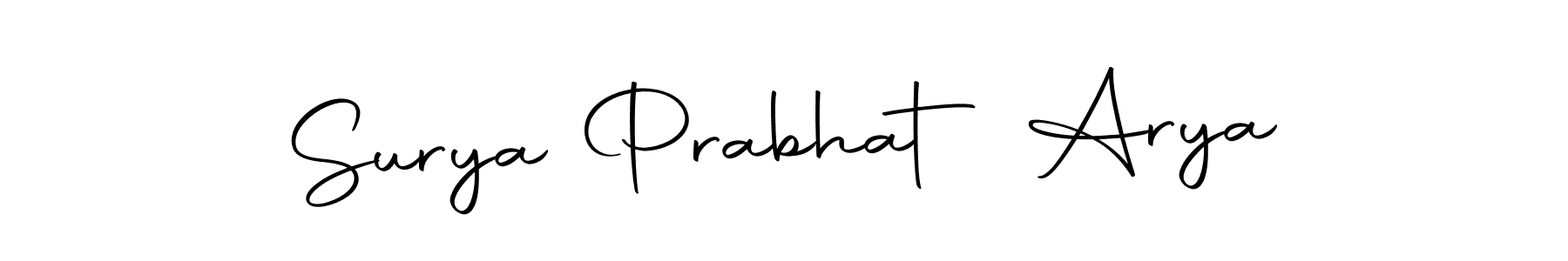 Create a beautiful signature design for name Surya Prabhat Arya. With this signature (Autography-DOLnW) fonts, you can make a handwritten signature for free. Surya Prabhat Arya signature style 10 images and pictures png