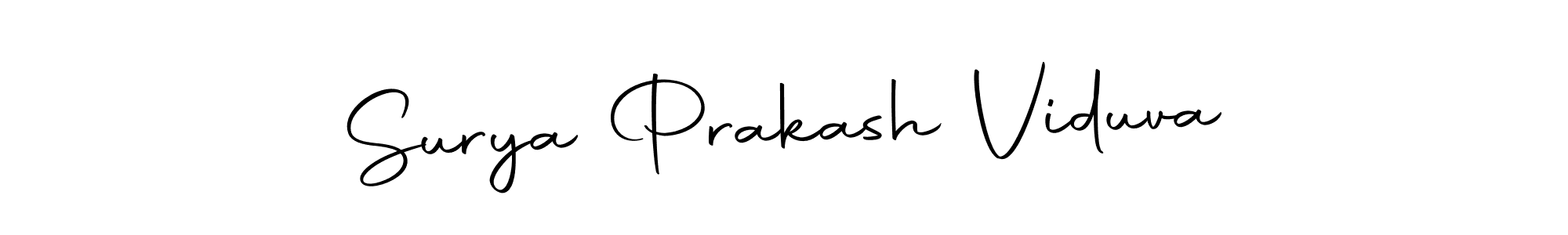 Here are the top 10 professional signature styles for the name Surya Prakash Viduva. These are the best autograph styles you can use for your name. Surya Prakash Viduva signature style 10 images and pictures png