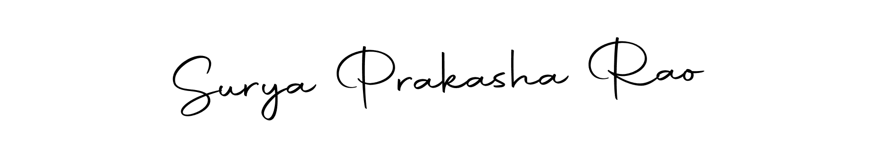 Also we have Surya Prakasha Rao name is the best signature style. Create professional handwritten signature collection using Autography-DOLnW autograph style. Surya Prakasha Rao signature style 10 images and pictures png
