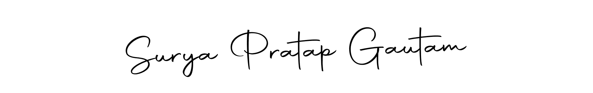 The best way (Autography-DOLnW) to make a short signature is to pick only two or three words in your name. The name Surya Pratap Gautam include a total of six letters. For converting this name. Surya Pratap Gautam signature style 10 images and pictures png