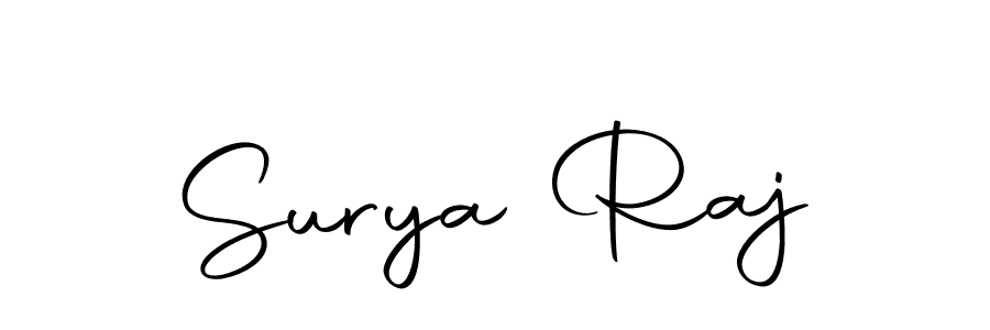 Design your own signature with our free online signature maker. With this signature software, you can create a handwritten (Autography-DOLnW) signature for name Surya Raj. Surya Raj signature style 10 images and pictures png