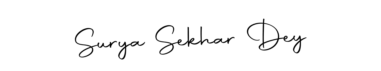 Create a beautiful signature design for name Surya Sekhar Dey. With this signature (Autography-DOLnW) fonts, you can make a handwritten signature for free. Surya Sekhar Dey signature style 10 images and pictures png