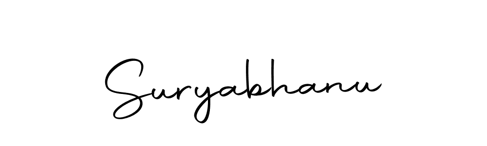 You should practise on your own different ways (Autography-DOLnW) to write your name (Suryabhanu) in signature. don't let someone else do it for you. Suryabhanu signature style 10 images and pictures png