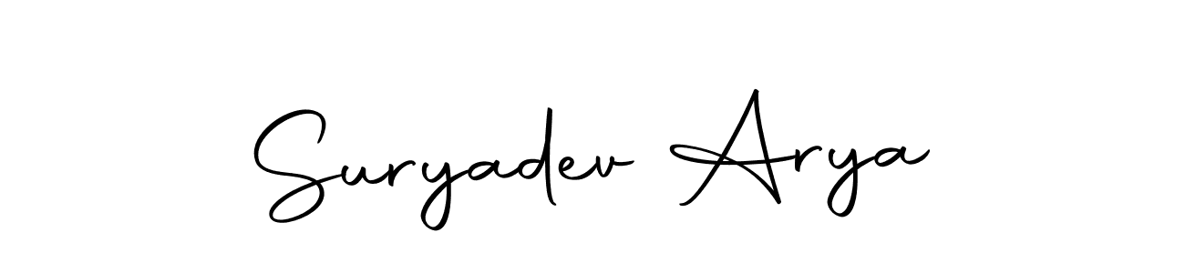 Suryadev Arya stylish signature style. Best Handwritten Sign (Autography-DOLnW) for my name. Handwritten Signature Collection Ideas for my name Suryadev Arya. Suryadev Arya signature style 10 images and pictures png